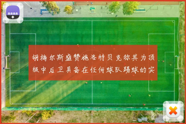 胡梅尔斯盛赞施洛特贝克称其为顶级中后卫具备在任何球队踢球的实力